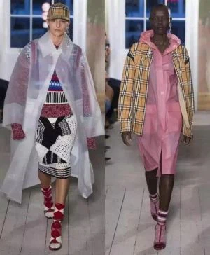 PVC Burberry Translucent Tískahúð